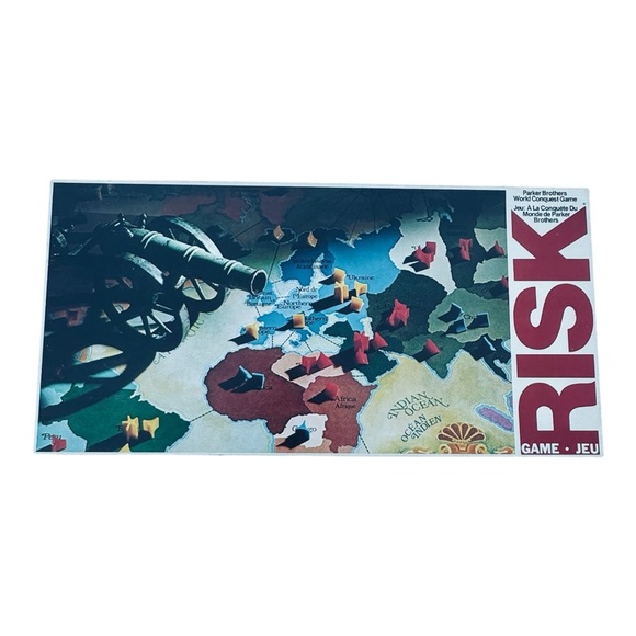 VTG 1975 RISK Parker Brothers World Conquest Game Board Game - Picture 1 of 13